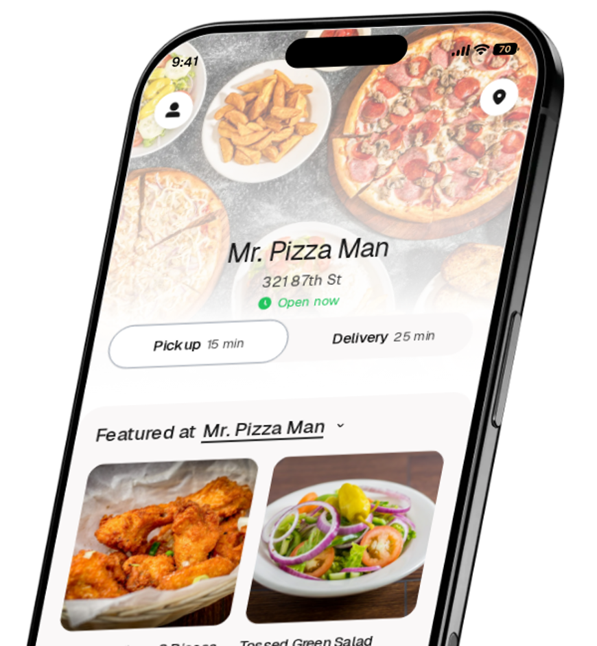 Mr. Pizza Man app preview